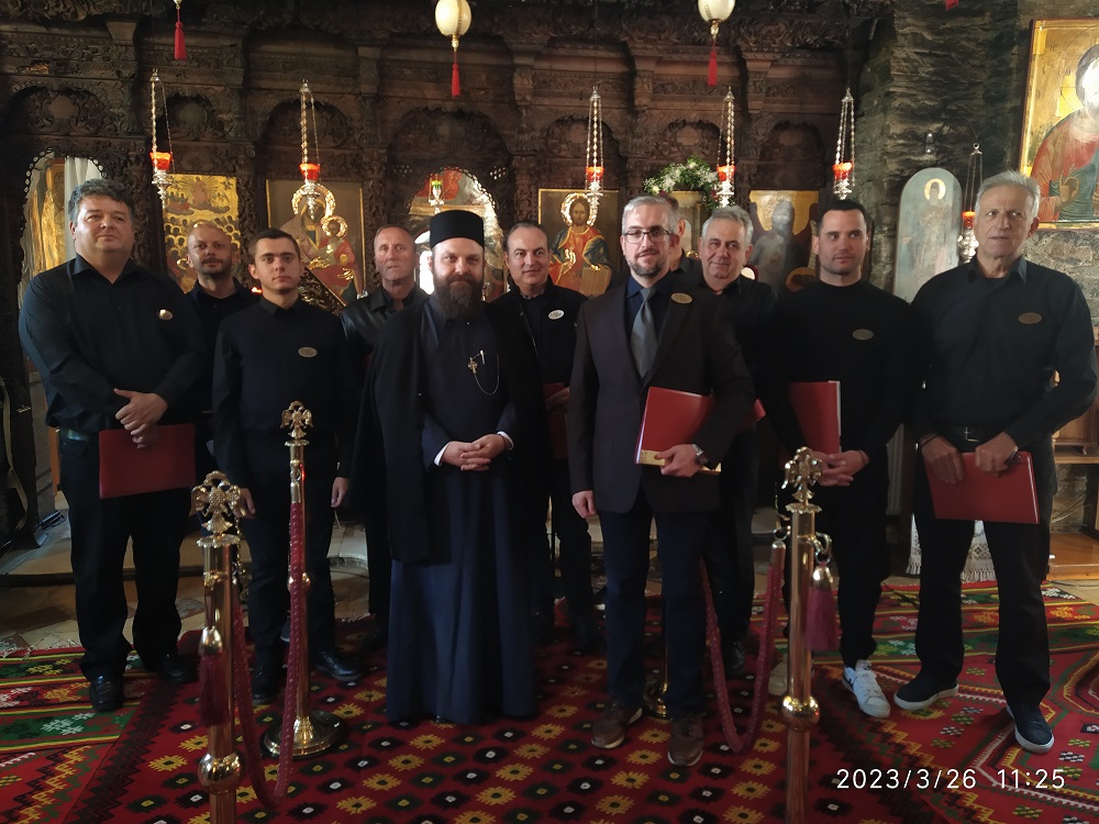 Εορταστική εκδήλωση με τον βυζαντινό χορό «Σχιάτιο Ύμνοδες» στη Μονή Ευαγγελισμού της Θεοτόκου στη Σκιάθο