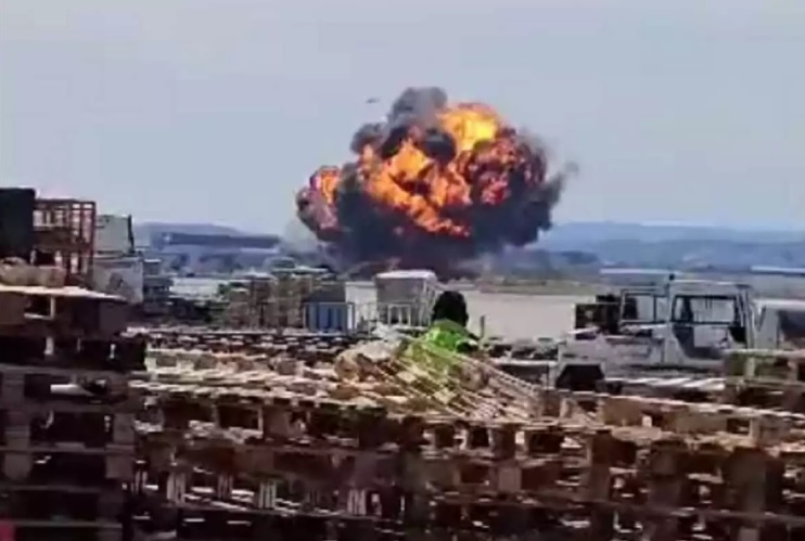 Συγκλονιστικό βίντεο από τη συντριβή του ισπανικού F-18 στη Σαραγόσα
