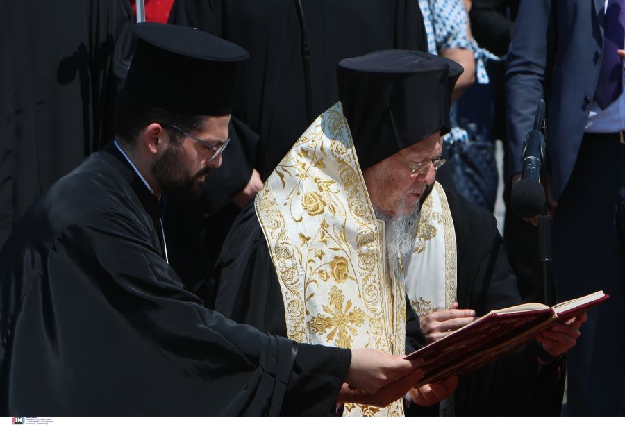 Ο Οικουμενικός Πατριάρχης γιόρτασε το Τρισάζιο στα Τέμπη