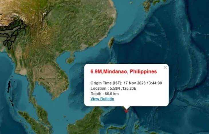 Συγκλονιστικά βίντεο από τη στιγμή που ο ισχυρός σεισμός 6,9 Ρίχτερ χτυπάει το νησί Μιντανάο στις Φιλιππίνες